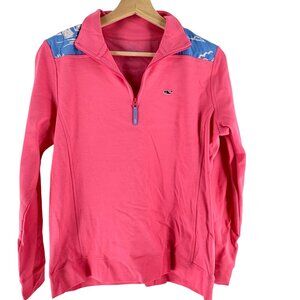 Vineyard Vines Pink Daquiri Sailing Scene Relaxed Pullover Sweatshirt NWT Small
